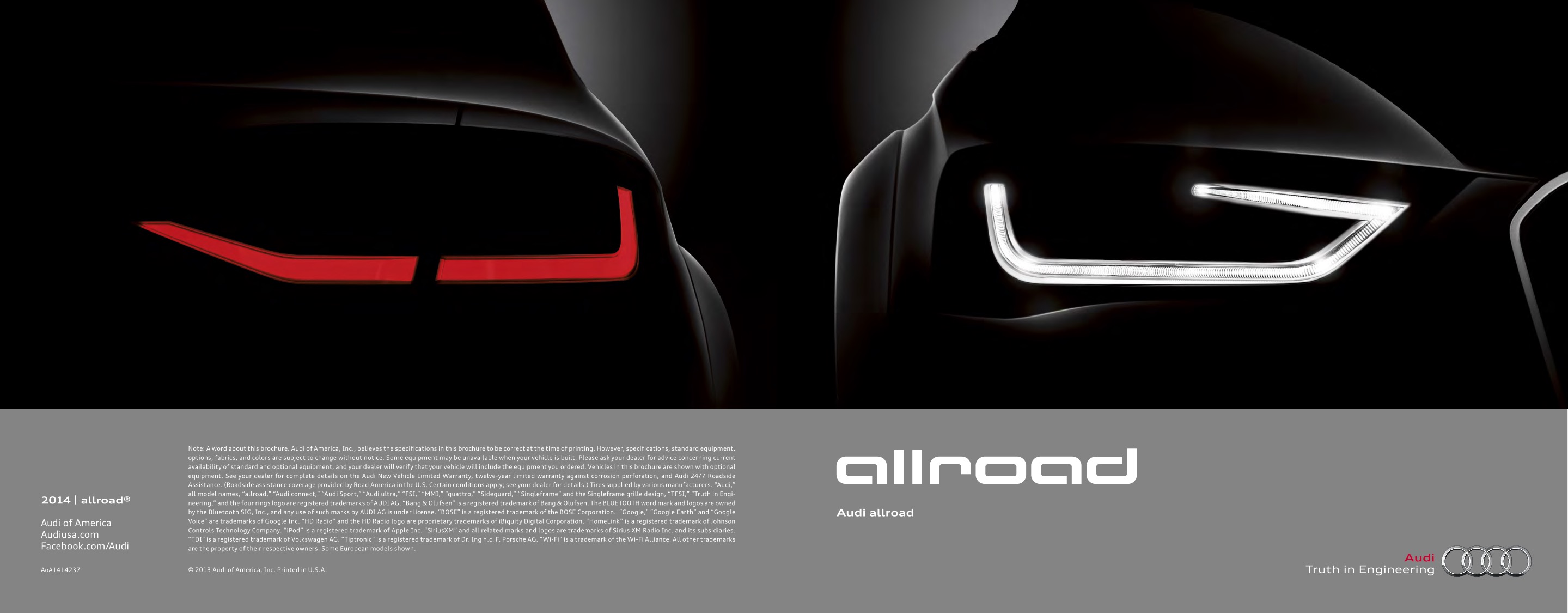 2014 Audi Allroad Brochure